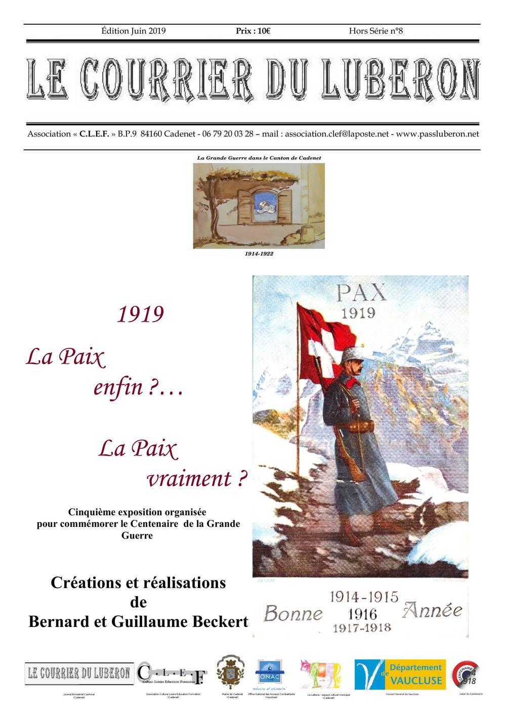 HS 08 - 1919 - La Paix enfin ? La Paix vraiment ?