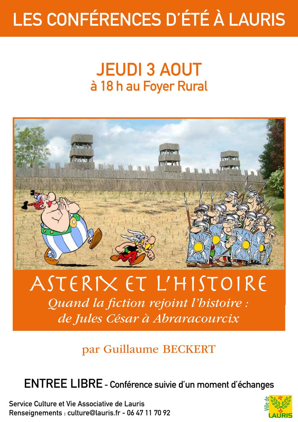 Astérix et l'Histoire, quand la fiction rejoint l'Histoire : de Jules César à Abraracourcix